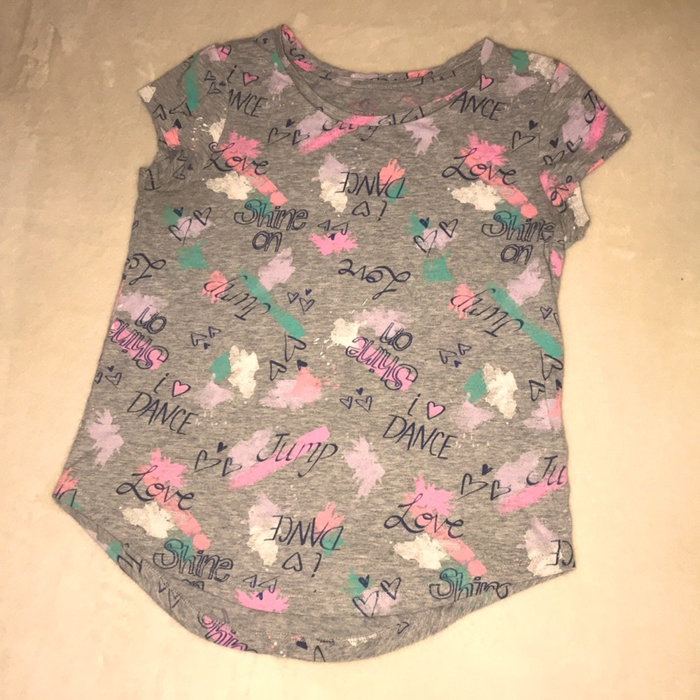 Girls top short sleeve. Size 14.